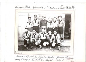 1ere équipe 1937 1938
